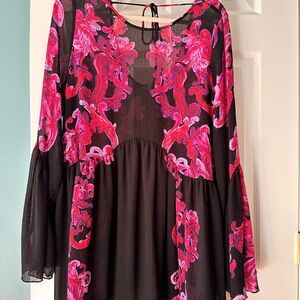 Free People Flowy Boho Tunic - M/L